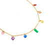 Rainbow Charm Necklace