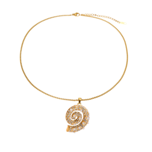 Blingy Spiral Necklace