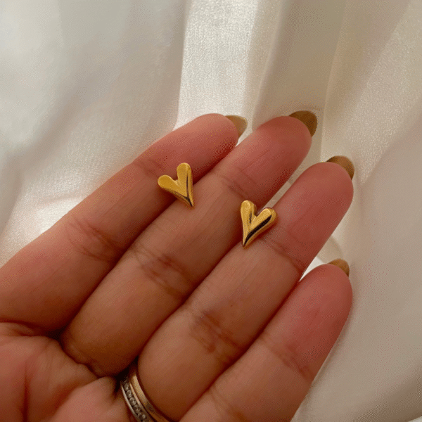 Mini Heart Studs - Image 2