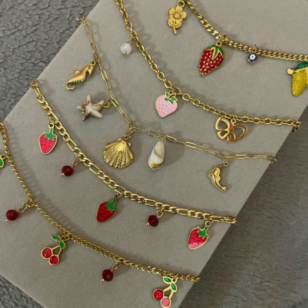 Cherry Charm Bracelet - Image 2