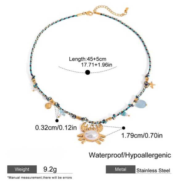 Pearl Crab Necklace - Image 3