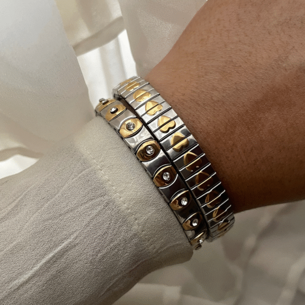 Mixed Metal Bracelets - Image 2