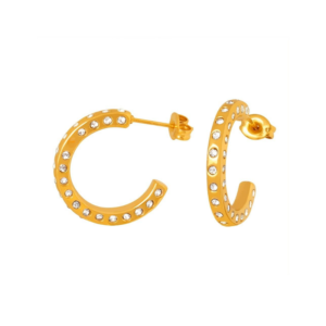 Mia Studded Hoops